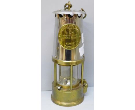 A Protector Lamp &amp; Lighting Co. Ltd. Eccles Type 6 miners lamp 