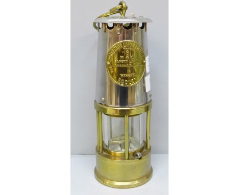 A Protector Lamp &amp; Lighting Co. Ltd. Eccles Type 6 miners lamp 