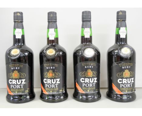 Four bottles of Ruby Cruz Port, dated 1990s **PLEASE NOTE THIS LOT IS NOT ELIGIBLE FOR IN-HOUSE POSTING AND PACKING**