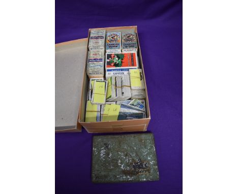 A box of Cigarette &amp; Trade Cards, Playing Cards etc