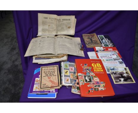 A collection of Stamps, Newspapers, Bank Notes, Ephemera etc including GB &amp; World Stamps with Submarine Commemorative Cov