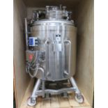 2020 BDC 625L Stainless Steel Jacketed Mobile Vessel w/ Digital Temperature Controllers (SOLD AS-