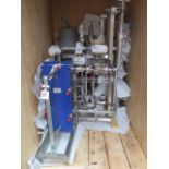 2020 Alfa Lavel M6-MFG Heat Exchange System w/ Pump and Valves (SOLD AS-IS - NO WARRANTY)