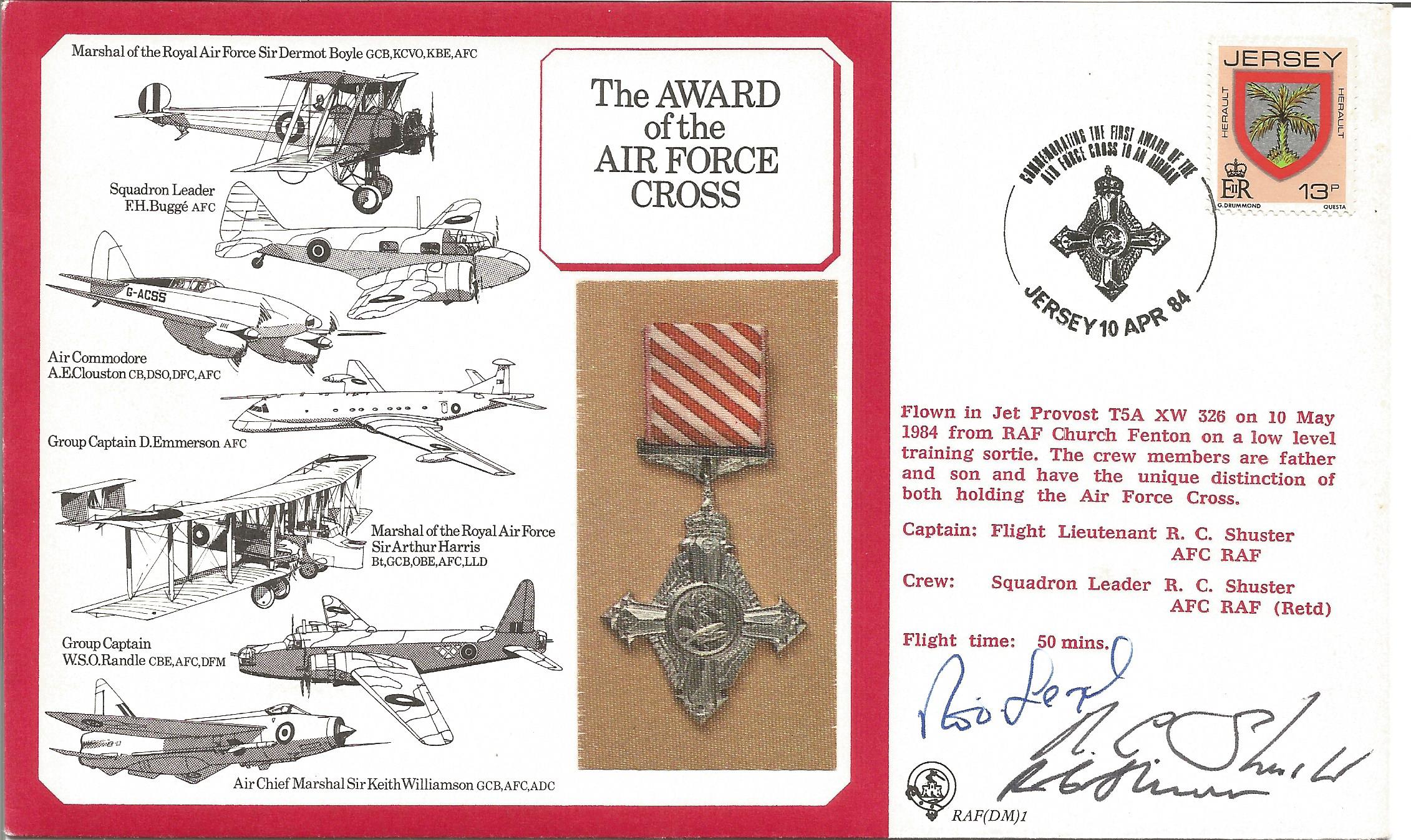 Rod Learoyd Vc And Flight Crew Flt Lt R C Shuster And Sqn Ldr R C Shuster Signed