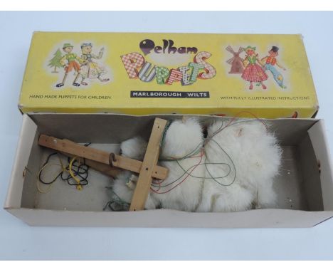 Pelham Puppet Poodle Made with Real Fur 