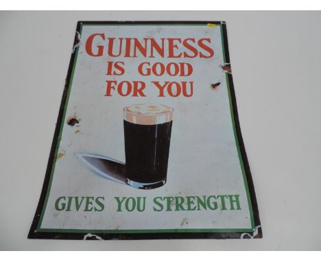 Reproduction Enamel Sign 'Guinness Is Good For You' 