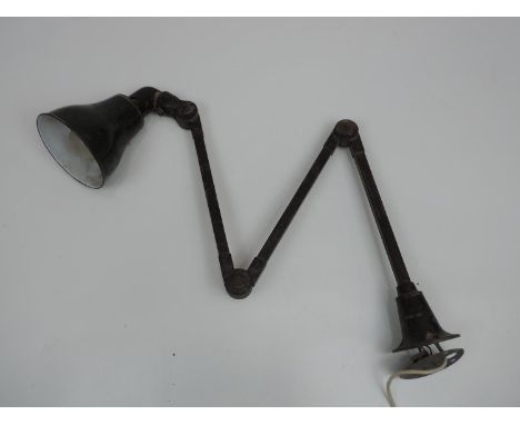 Vintage Adjustable Machinists Lamp 