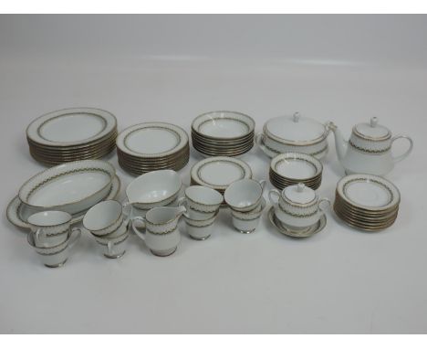 Large Quantity of Noritake Katrina Tea Set/Dinner Service 