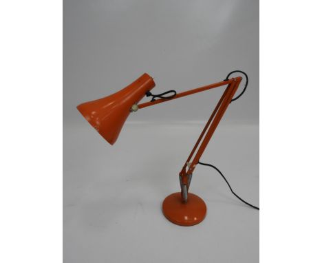 Herbert Terry Anglepoise Lamp in Orange 