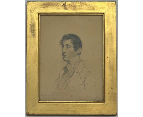William Yellowlees (Scottish, 1796-1856), Portrait of Robert Gordon, signed lower right, titled and dated December 1816 lower