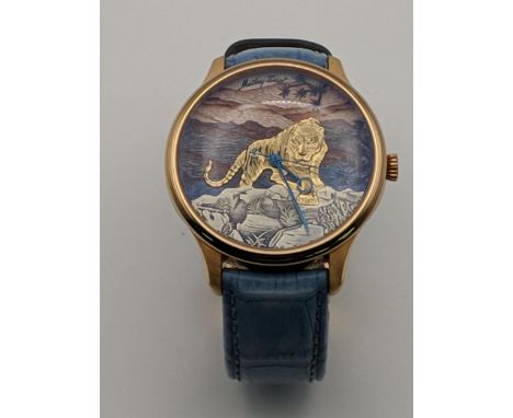 A Mathey - Tissot Tiger limited edition gents automatic wrist watch 42mm diameter caseLocation: 