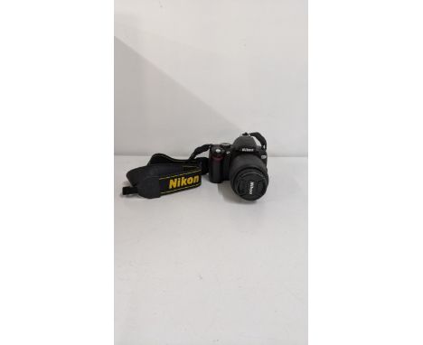 A Nikon D60 Digital Camera fully refurbished with DX 18-55m lens to include card &amp; battery, Location: 