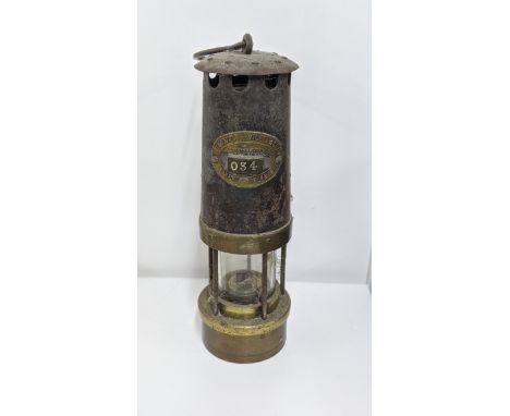 A E Thomas and Williams miners lamp, 31cm h, Location: 