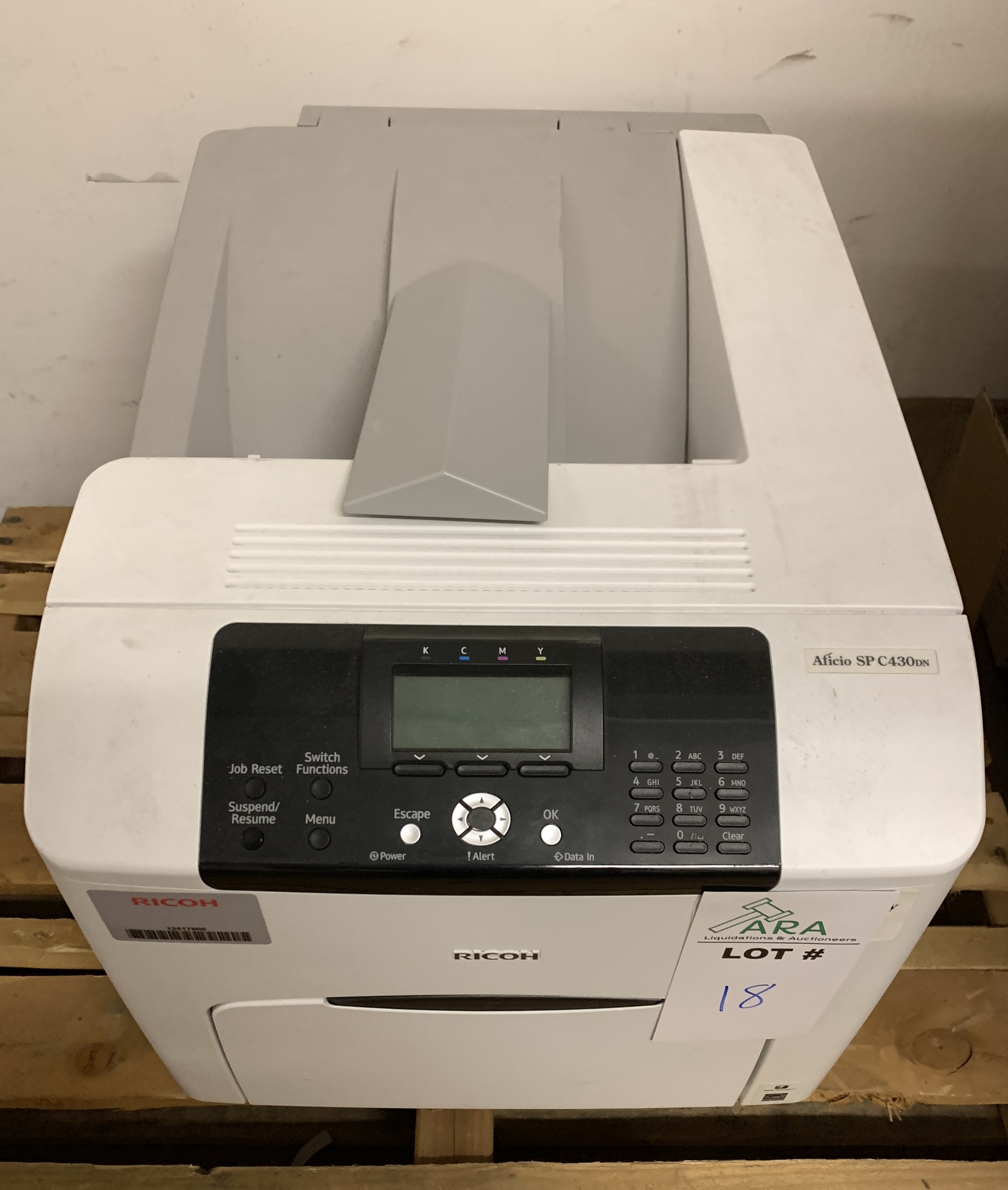 Ricoh Aficio SP C430DN AllInOne Laser Printer, EVEN USED THIS PRINTER