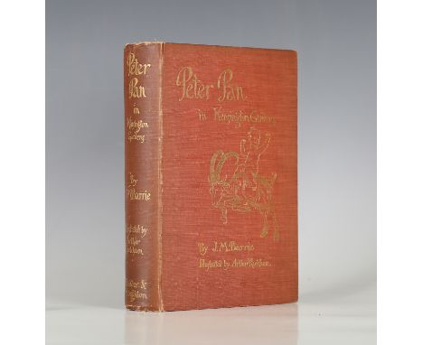 RACKHAM, Arthur (illustrator). - J.M. BARRIE. Peter Pan in Kensington Gardens. London: Hodder and Stoughton, 1908. Fifth edit