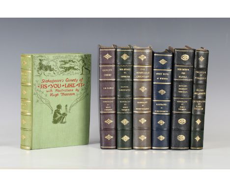 THOMSON, Hugh (illustrator). - William SHAKESPEARE. As You Like It. London: Hodder &amp; Stoughton, [circa 1920.] 4to (245 x 