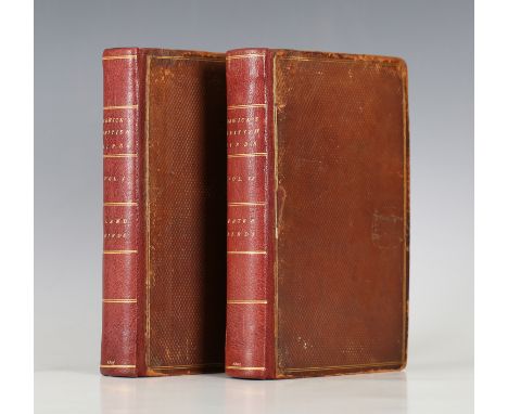 BEWICK, Thomas. A History of British Birds. Newcastle: Edward Walker for T. Bewick, 1805. 2 vols., third and second editions,