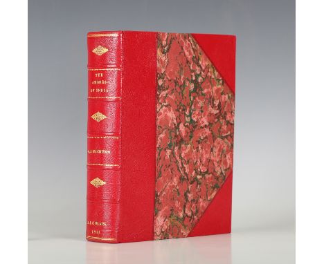 BINDING. - G.F. MACMUNN. The Armies of India. London: Adam and Charles Black, 1911. Limited edition, this being number 84 of 