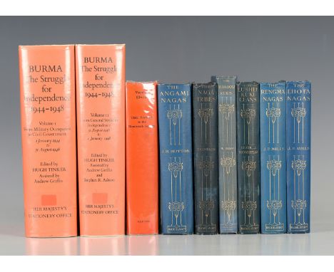TINKER, Hugh (editor). Burma, The Struggle for Independence 1944-1948. London: H.M.S.O., 1983. 2 vols., first edition, large 