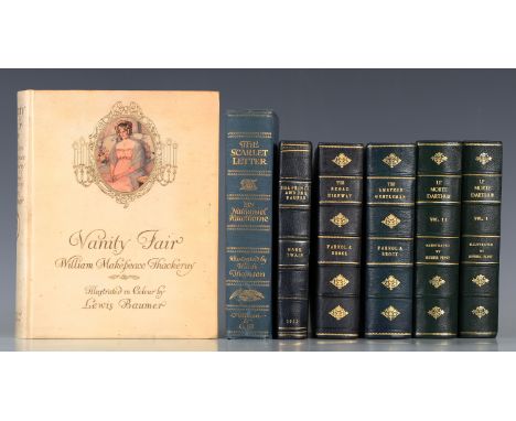 THACKERAY, William. - Lewis BAUMER (illustrator). Vanity Fair. London: Hodder &amp; Stoughton, [1913.] Limited edition, this 