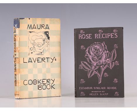 COOKERY. - Maura LAVERTY. Cookery Book. London: Longmans, Green and Co., 1946. 8vo (214 x 135mm.) Illustrations by Louis le B