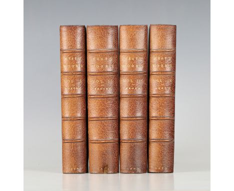 BINDING. - John KEATS. The Poetical Works and Other Writings… edited with notes and appendices by H. Buxton Forman. London: R
