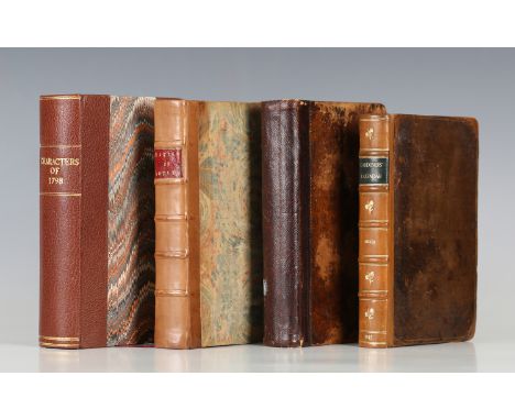 [NELSON, Horatio.] British Public Characters of 1798. London: R. Phillips, [1799.] 8vo (211 x 123mm.) Folding engraved fronti