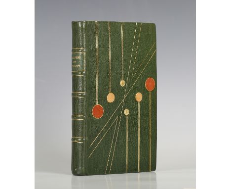 BINDING. - [Robert Isaac CRUIKSHANK.] Lessons of Thrift, published for General Benefit, by a Member of the Save-all Club. Lon