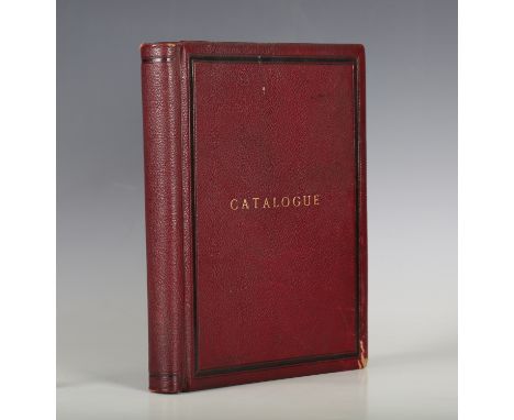 MANUSCRIPT. A Catalogue of the Books at Worth Park. [West Sussex, Crawley: N.p.:] 1888. 280pp., manuscript, 4to (301 x 226mm.