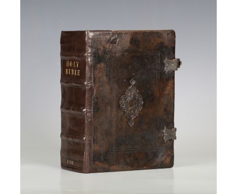 BIBLE, In English. The Bible Translated according to the Ebrew and Greeke, and Conferred with the best Translations in divers