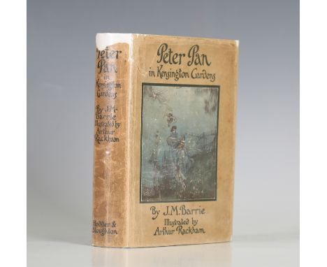 RACKHAM, Arthur (illustrator). - J.M. BARRIE. Peter Pan in Kensington Gardens. London: Hodder and Stoughton, [circa 1930]. 8v