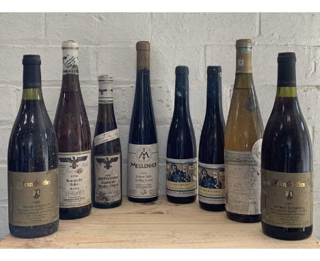 4 Bottles, 1 x 50cl. bottle and 3 Half bottles Fine and Rare Pradikatsweinen comprising: 1 half bottle Schlossbockelheimer Ku