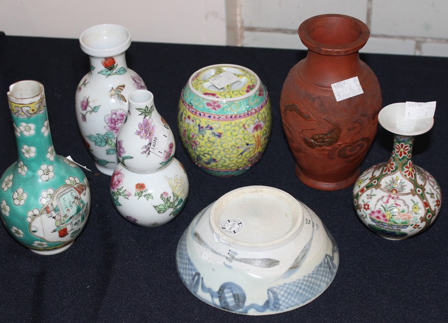 A collection of various Chinese items