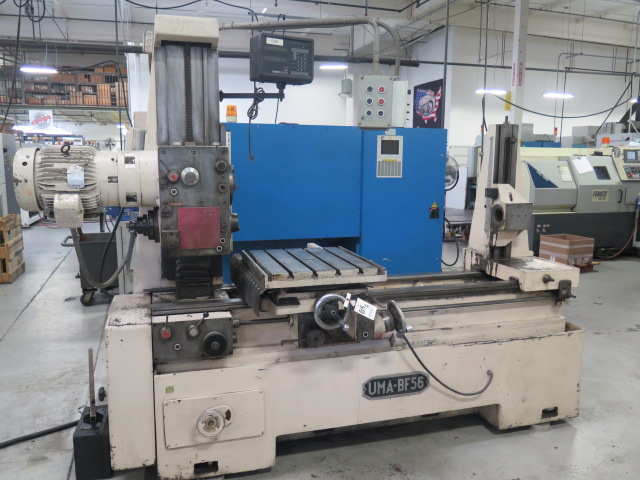 UMA mdl. UMA-BF56 Horizontal Boring Mill w/ Anilam MicroWizard DRO, 38 ...