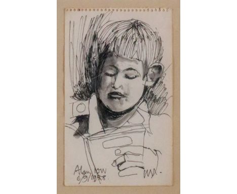 Leonard Manasseh (British, 1916-2017), A portrait of Alan Low, initialled 'L M' (lower right) and inscribed and dated 'Alan L