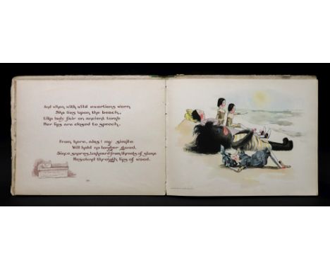 UPTON (Florence K.) The Golliwogg at the Seaside, n.d., original pictorial boards.