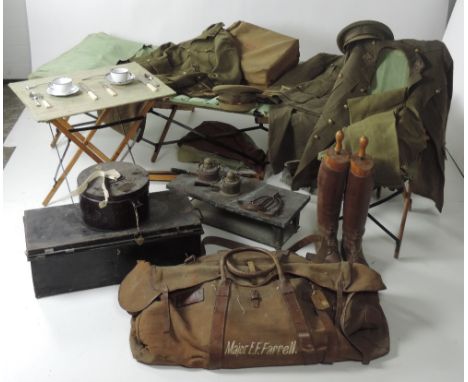 The Personal Belongings of an Irish Officer
from The Leinster Regiment in World War 1

Military: An exceptionally complete po