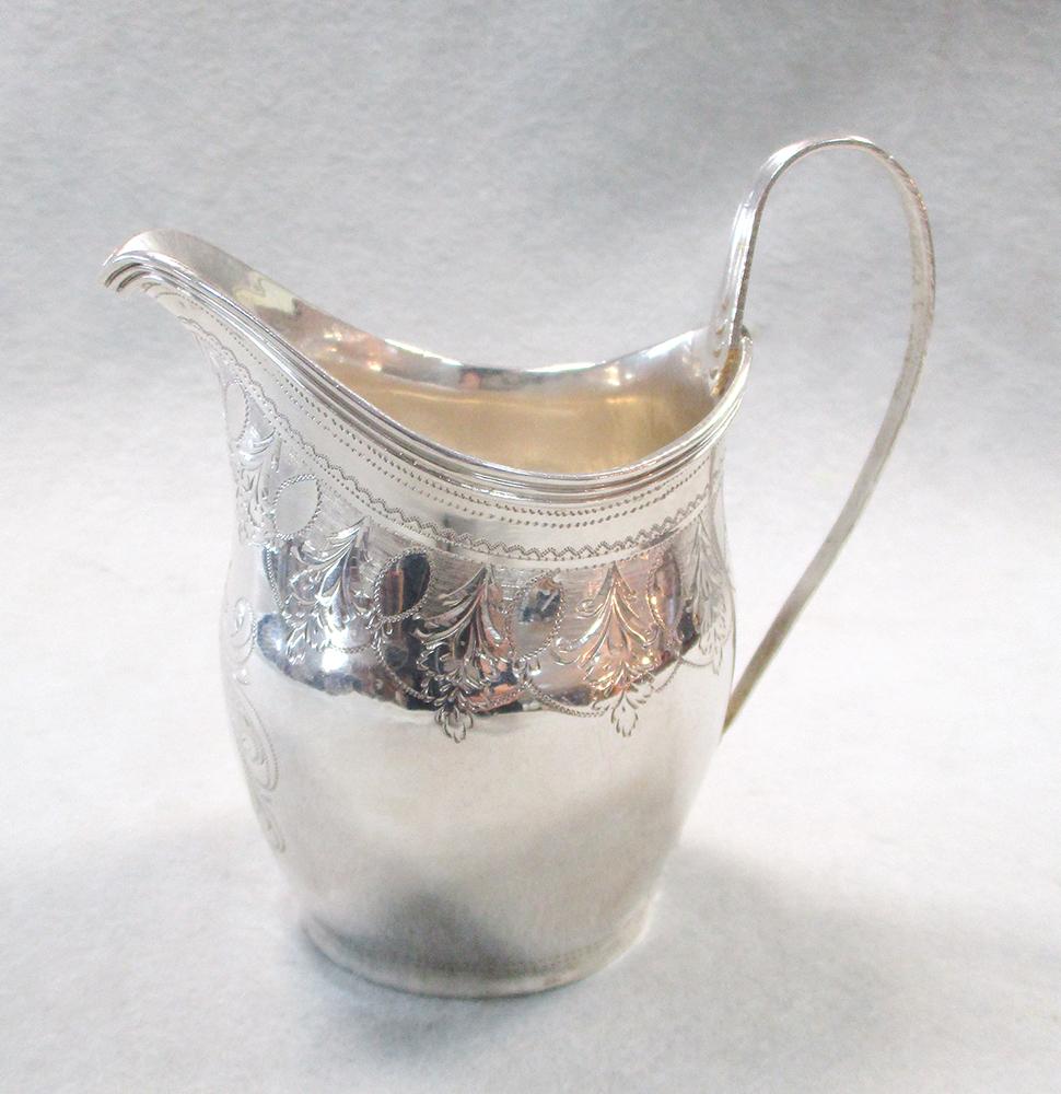 A George III Silver Cream Jug By The Batemans, London 1801, Of Oval ...