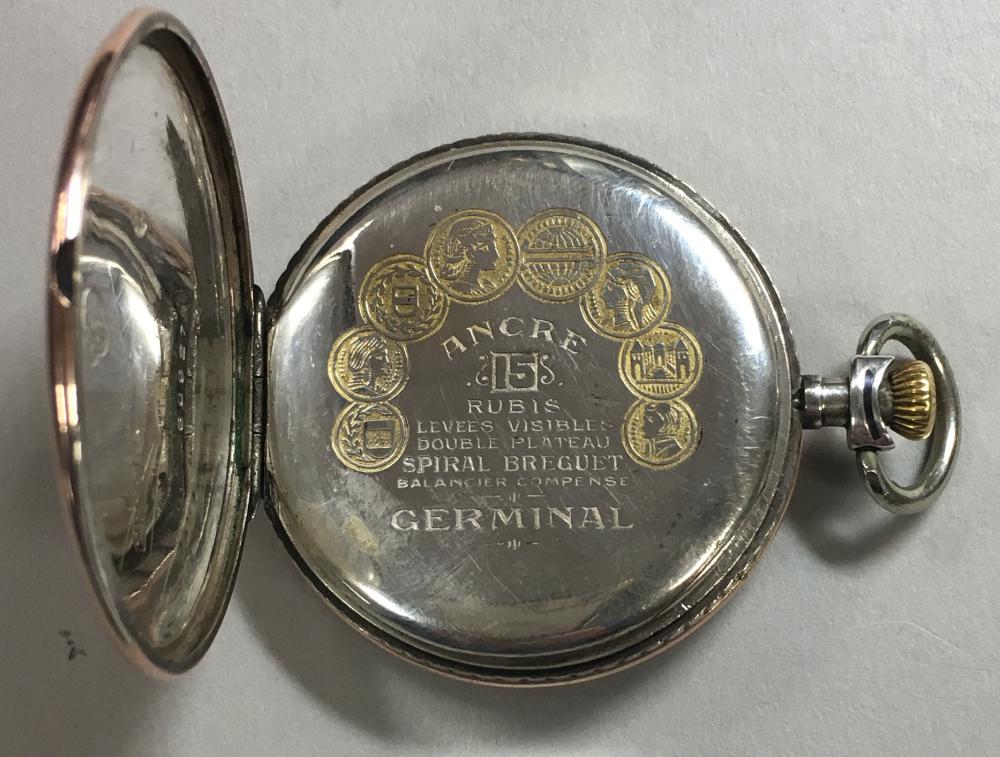 ancre ligne droite 15 rubis levees visibles double plateau