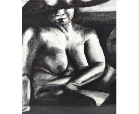 JOE HUGHES; a signed limited edition black and white print, 'Blessed', no.2/25, signed and inscribed to label verso, 49 x 39c
