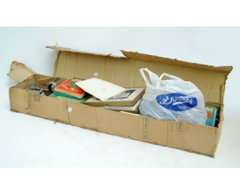 A boxed part set of Gnome Photographic Products Ltd lighting equipment (box af), two boxed Gnome Magic Cine titling sets incl