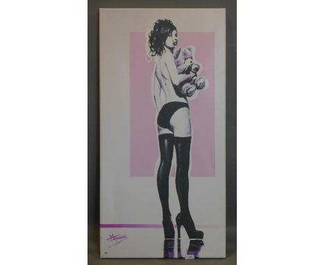 Maximillian R. Desoutter, 'Innocence Lost', print on canvas, signed lower left, numbered 57/195, printed and published by Mar