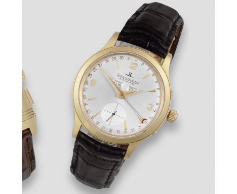 Jaeger-LeCoultre. An 18K rose gold automatic triple calendar wristwatchModel: Master Control 1000 HoursReference: 140.1.87Dat