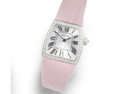 Cartier. A lady's 18K white gold and diamond set quartz wristwatchModel: La DonaReference: 2905Date: Sold 7th February 2009Mo