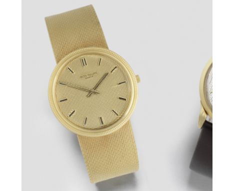 Patek Philippe. An 18K gold manual wind bracelet watchModel: CalatravaReference: 3611-1Date: Circa 1970Movement: 18-jewel Cal