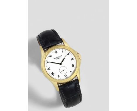 Patek Philippe. An 18K rose gold manual wind wristwatch with enamel dialModel: CalatravaReference: 5115R-001Date: Circa 2004M