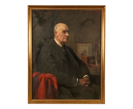 Henry Harris Brown (1864-1948), portrait "Frank Buszard" surgeon to Northampton General Infirmary 1862-1912.  111 cm x 84 cm,
