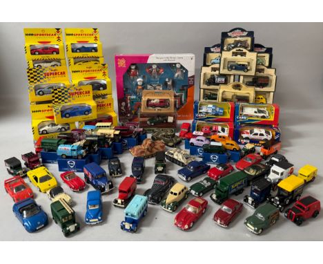 Diecast vehicles - a large quantity of boxed and unboxed diecast vehicles comprising Days Gone, Days Gone Vanguards, Shell Sp
