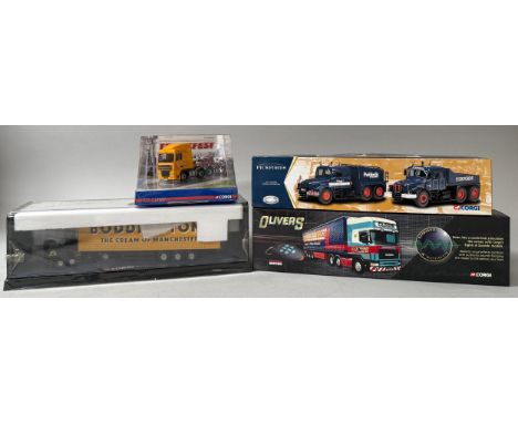 Corgi Toys - 17904 Pickfords 2 Scammel Contractors, limited edition 934/5000, 1/50 scale, boxed; CC12937 Scania Topline Curta