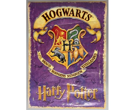 Movie/Film Memorabilia - a Harry Potter signed promotional film poster, for Harry Potter and the Philosopher's Stone, bearing